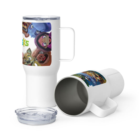 Mug - 25 Oz Travel Mug with Handle